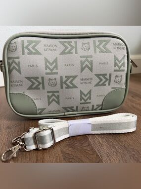 Maison Kitsune Paris x Eva Air Crossbody Bag